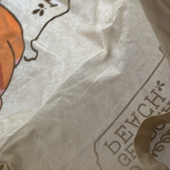 Maxi Canvas Tote Bag Georgia Peach Large Totebag Umgee NWOT - Picture 12 of 13